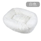 Cushion Soft Plush Bed for Dogs Winter Warm Sleeping Removable Mat