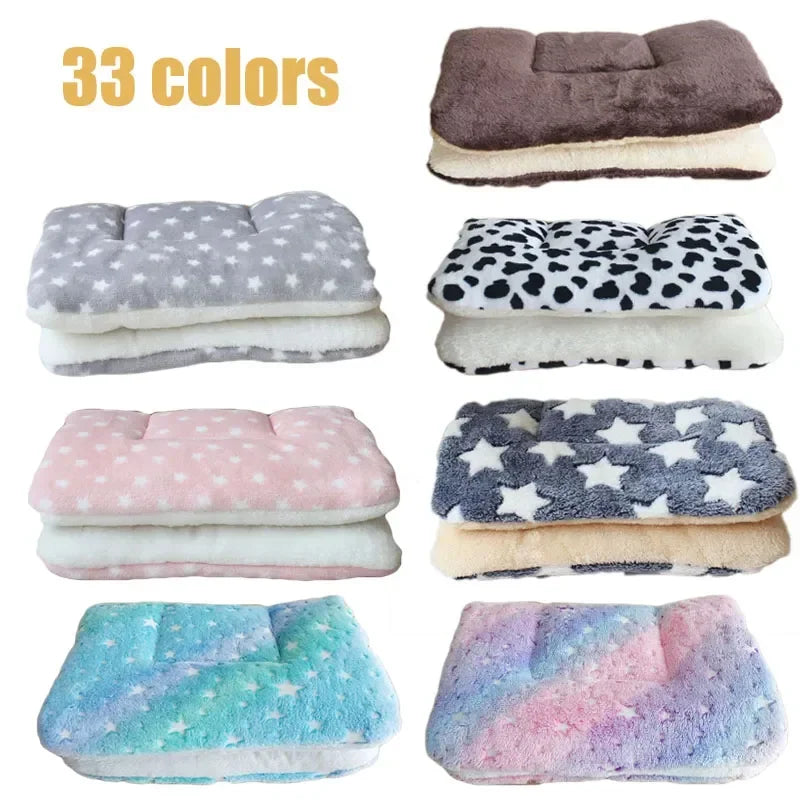 Flannel Mat Dog Bed Sleeping Mat For Small Dogs