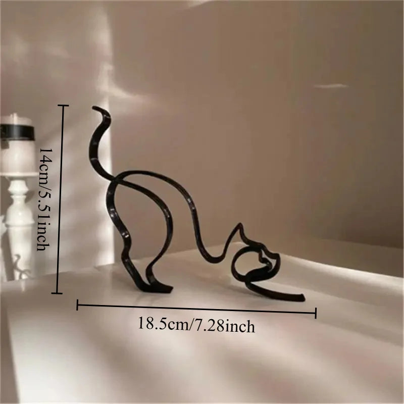 Metal Dog Art Iron Figurine Miniature
