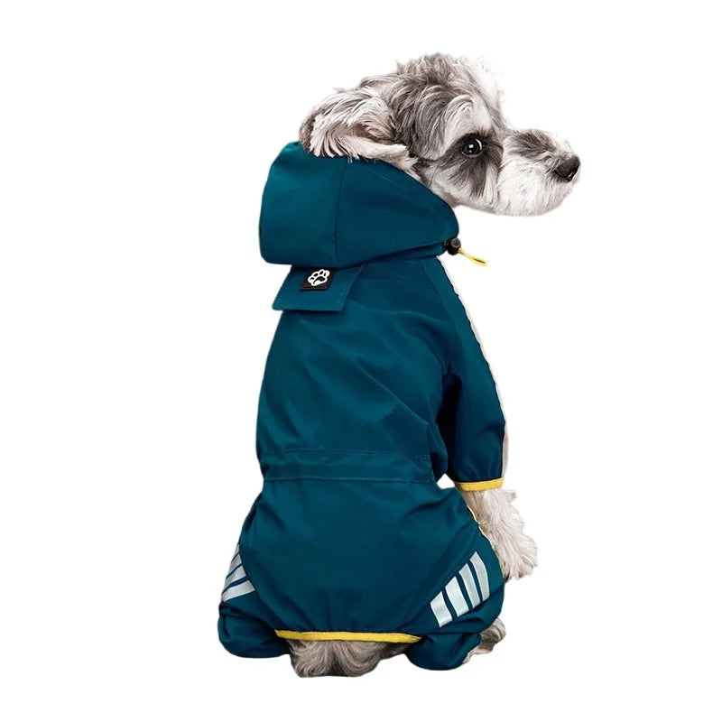 Raincoat Reflective Waterproof Rain Coat Small Medium Dogs