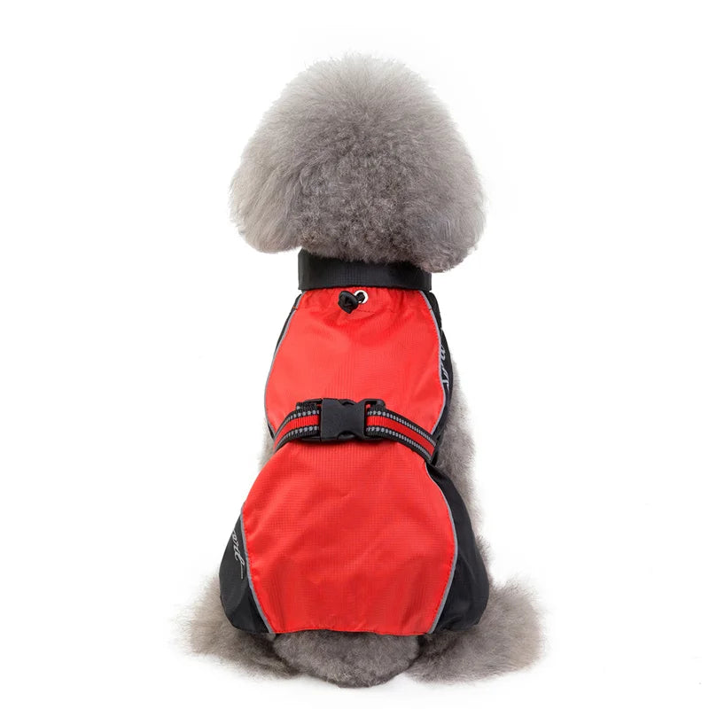 Raincoat Waterproof Jacket For Small Medium Large Dogs