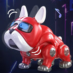 Dance Music Bulldog Robot Intelligent Interactive Dog With Light