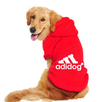 Adidog Clothes For Dogs Jacket Sweatshirt Autumn Winter Keep Warm Pet Clothing