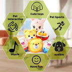 Cute Style Interactive Playing Dog Toy Cartoon Design Indoor Play