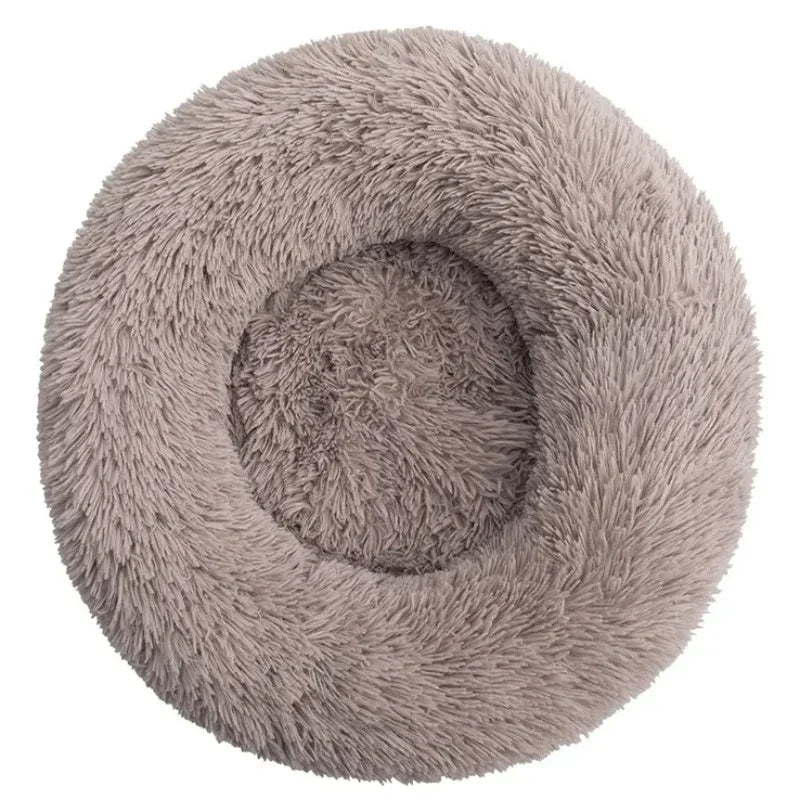 40-90cm Round Pet Bed Super Soft Plush for Small Medium Dog House