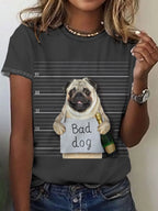 Funny Dog Pattern For Women Cute Animal 3d Printed T Shirts Summer Fashion