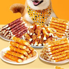 Nutritious Chicken Duck Wrapped In Cowhide Sticks Calcium Milk Sticks
