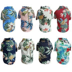 Hawaiian Style Summer Sand Beach Shirts for Small Dogs