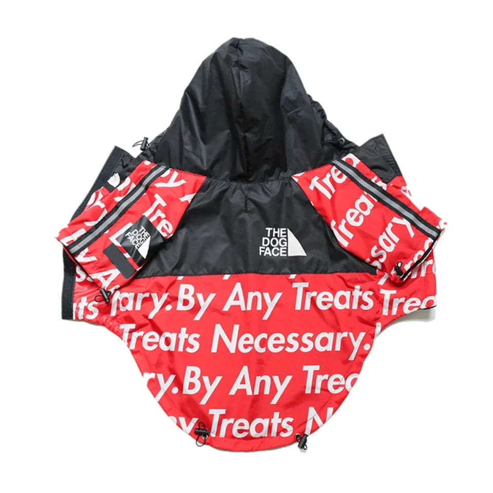 Raincoat Windbreaker Jacket Fashion Dog Clothes Dog FANS