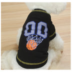 Baseball Jersey with Number for Small Dogs Spring Summer Shirts New Designer