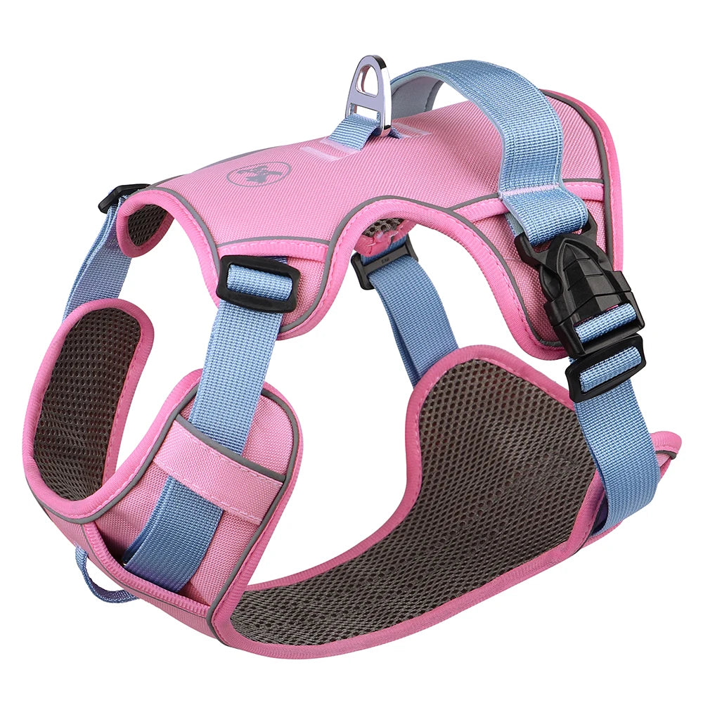 Mesh Breathable Harness Nylon Reflective Dog Vest Adjustable