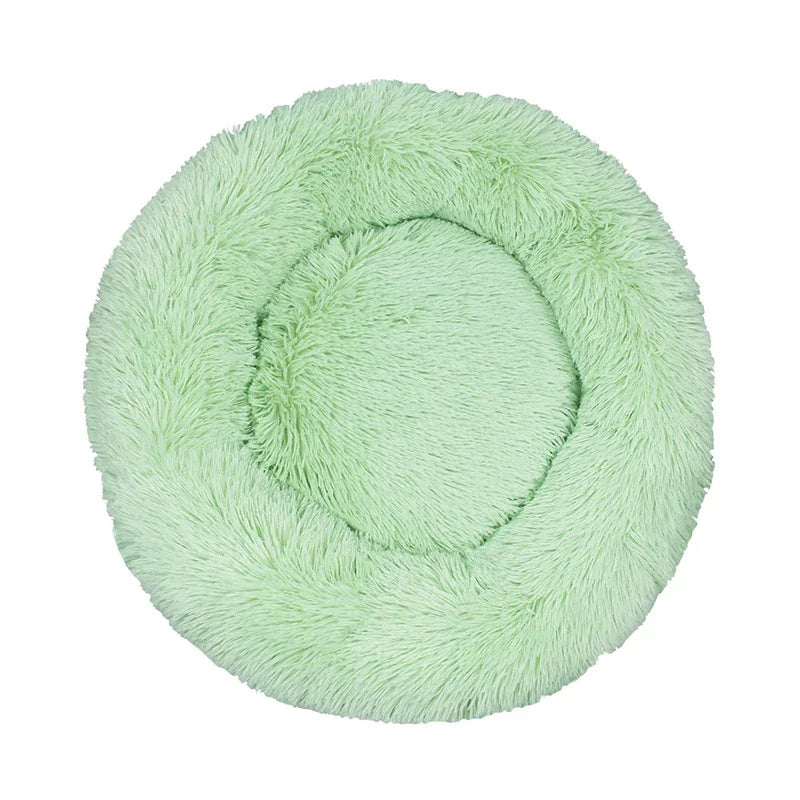 Super Soft Plush Mat Dog Bed Round Cushion Pet Product Accessories