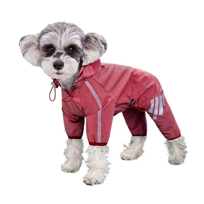 Raincoat Reflective Waterproof Rain Coat Small Medium Dogs