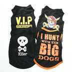 Shirt for Small Dogs Pet Printed with Funny Letters Soft Breathable Outfits