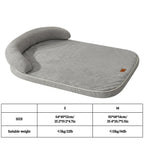 Bed for Medium Small Dogs, Sofa Pillow, Soft Support Bolster, Non-Slip Bottom