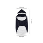 Dog Raincoat Waterproof Hoodie Jacket Rain Poncho Pet Rainwear Clothes with Reflective Stripe for All Sizes Big Puppies