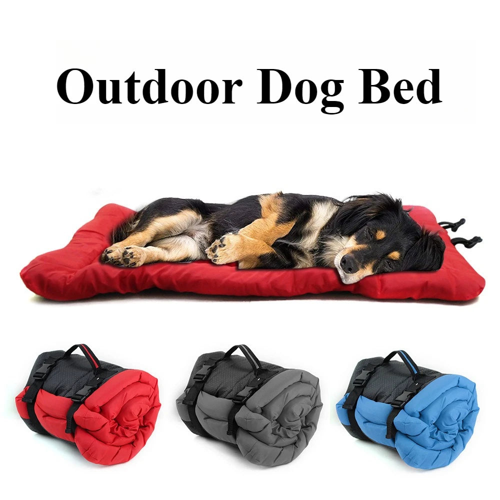 Camping Travel Foldable Dog Mat Waterproof Non-Slip Washable Pet Bed