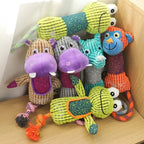 Animals Shape Squeaky Toy, Corduroy Dogs Pets Training Accessories