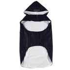 Dog Raincoat Waterproof Hoodie Jacket Rain Poncho Pet Rainwear Clothes with Reflective Stripe for All Sizes Big Puppies