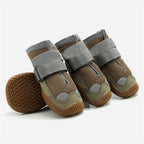 Breathable Anti Slip Booties for Large Medium Small Dogs Hot Pavement, Winter, Snow, Hiking