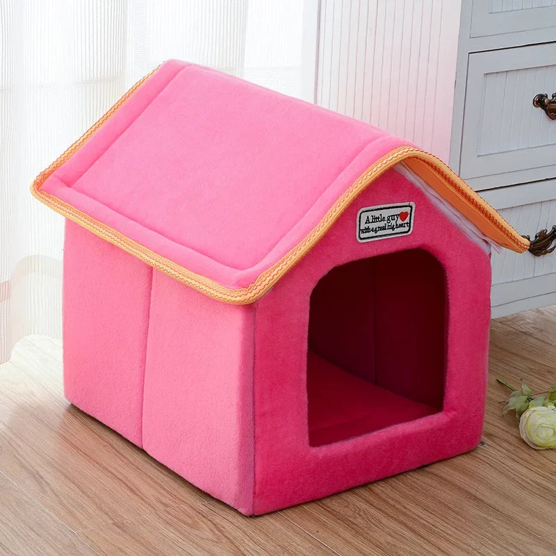 Pet House with Cushion Folding Bed Sofa Suitable for Small and Medium Sized Dogs