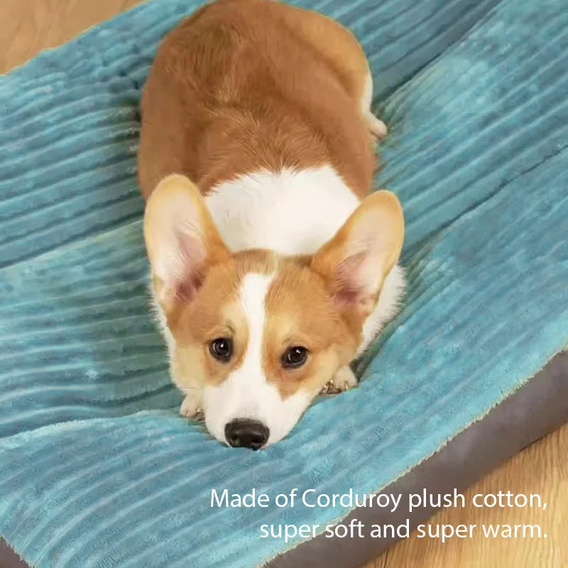 Autumn/Winter Oversized Dog Bed Sleeping Pad for Warmth Washable