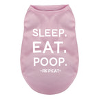 Dog Shirts Letters Printed Vest for Small Dogs Pajamas Puppy Gift Pet Clothes