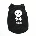 Shirt for Small Dogs Pet Printed with Funny Letters Soft Breathable Outfits