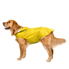 Raincoat Waterproof Hoodie Jacket Rain Pet Rainwear with Reflective Stripe