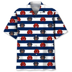 Cartoon Dachshund Dog 3d Printed Shirt Animal Pets Graphics Short Sleeves