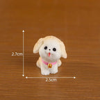 Figurines Miniature Cute Puppy Animal Micro Landscape Dog Desk Accessories