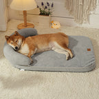 Bed for Medium Small Dogs, Sofa Pillow, Soft Support Bolster, Non-Slip Bottom