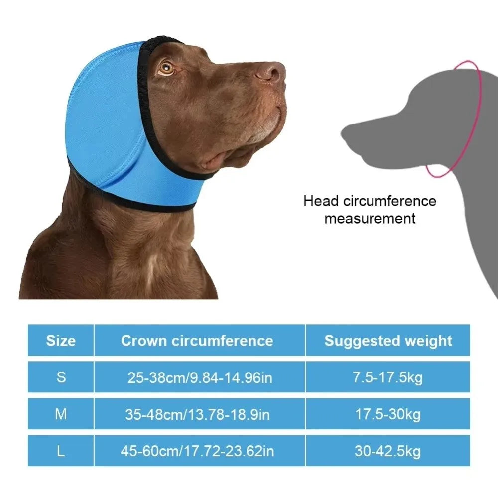 Noise Reduction Dog Ear Covers Hearing Protection Waterproof Calming Earmuff