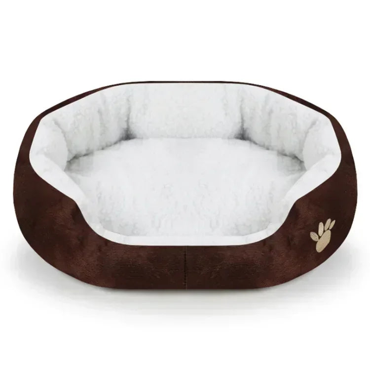 Cashmere Warming Sofa Lounger Plush Kennel Dog Bed Comfortable Pet Supplies