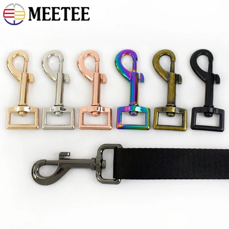 5/10/20Pcs Metal Lobster Buckle Snap Hooks Dog Leash Collar Keychain Trigger Clip Swivel Clasp