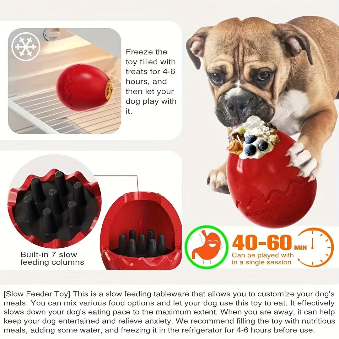 1pc Slow Food Dog Toys, Slow Food Leak Food Egg, Pet Dog Toys