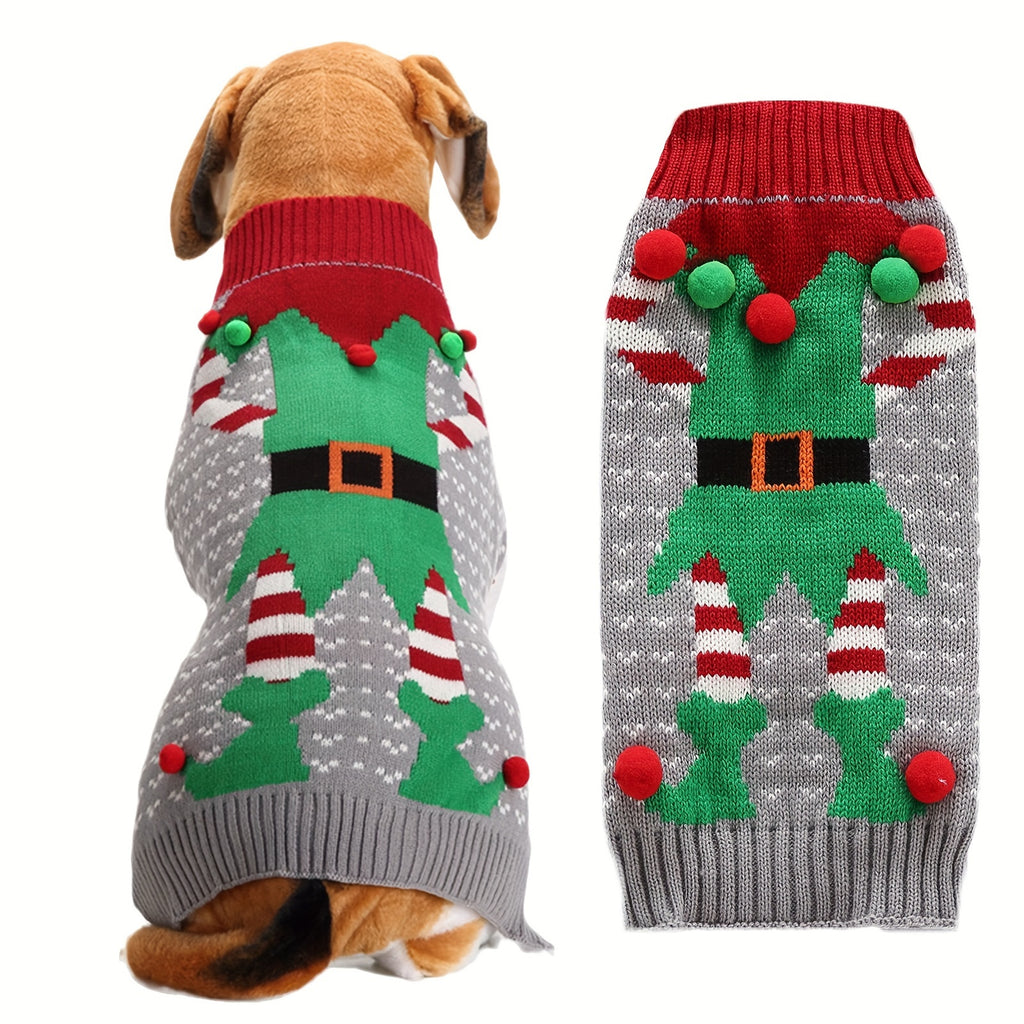 Dog Christmas Sweater Outfits for stocking stuffers