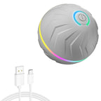 Intelligent teasing ball, interactive dog toy, random rolling, colorful lights, Multi-scene rolling & jumping, suitable for: wooden floors, tile floors