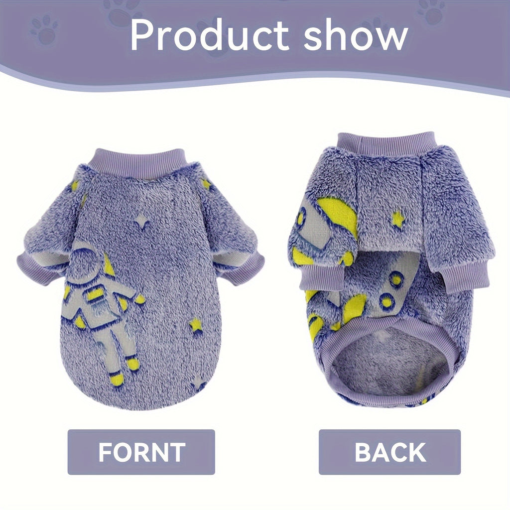 Pajamas Fall Winter Fleece Sweaters For Small Dogs