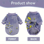 Pajamas Fall Winter Fleece Sweaters For Small Dogs