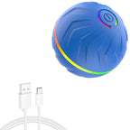 Intelligent teasing ball, interactive dog toy, random rolling, colorful lights, Multi-scene rolling & jumping, suitable for: wooden floors, tile floors