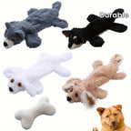 5-Pack Squeaky Dog Toy Set - No Stuffing and Plush Toy Squeakers