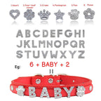 Personalized Small Dogs Chihuahua Collar with Bling Rhinestone Puppy Dog Collars