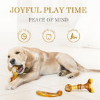 Apasiri Dog Toys, 3-Pack Dog Chew Toys for Aggressive Chewers, Bacon Flavored