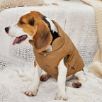Small Med Solid Color Winter Warm Thickened Padded Pet Jacket Soft Comfortable