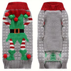 Dog Christmas Sweater Outfits for stocking stuffers