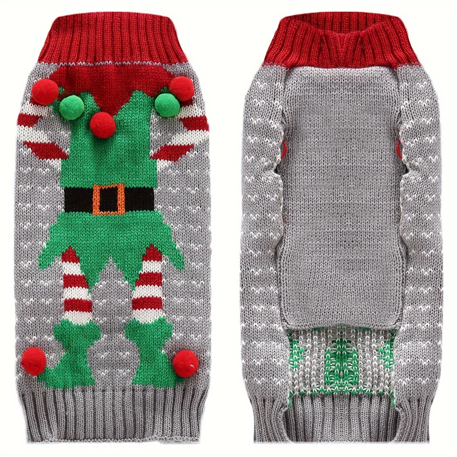 Dog Christmas Sweater Outfits for stocking stuffers